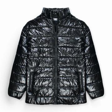 Black Shine Puffer Jacket