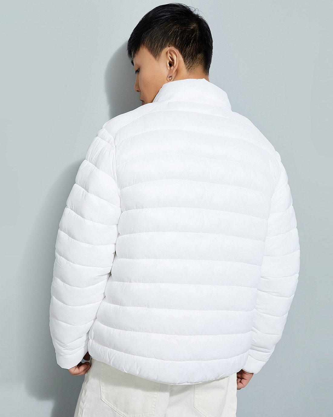White Polo Puffer Jacket