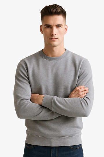 Gray Baggy Drop Sweatshirt