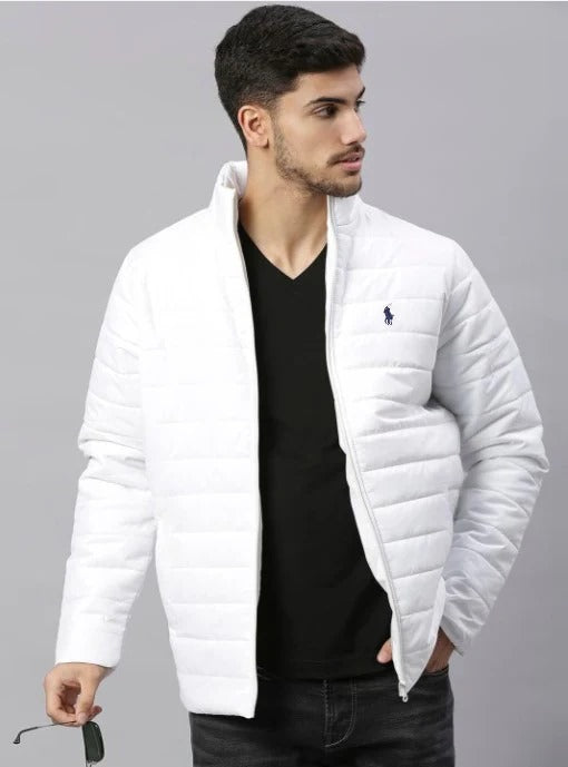 White Polo Puffer Jacket
